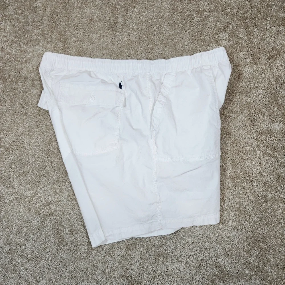 Polo‎ Ralph Lauren Shorts Relaxed Fit White Drawstring Casual 2XB